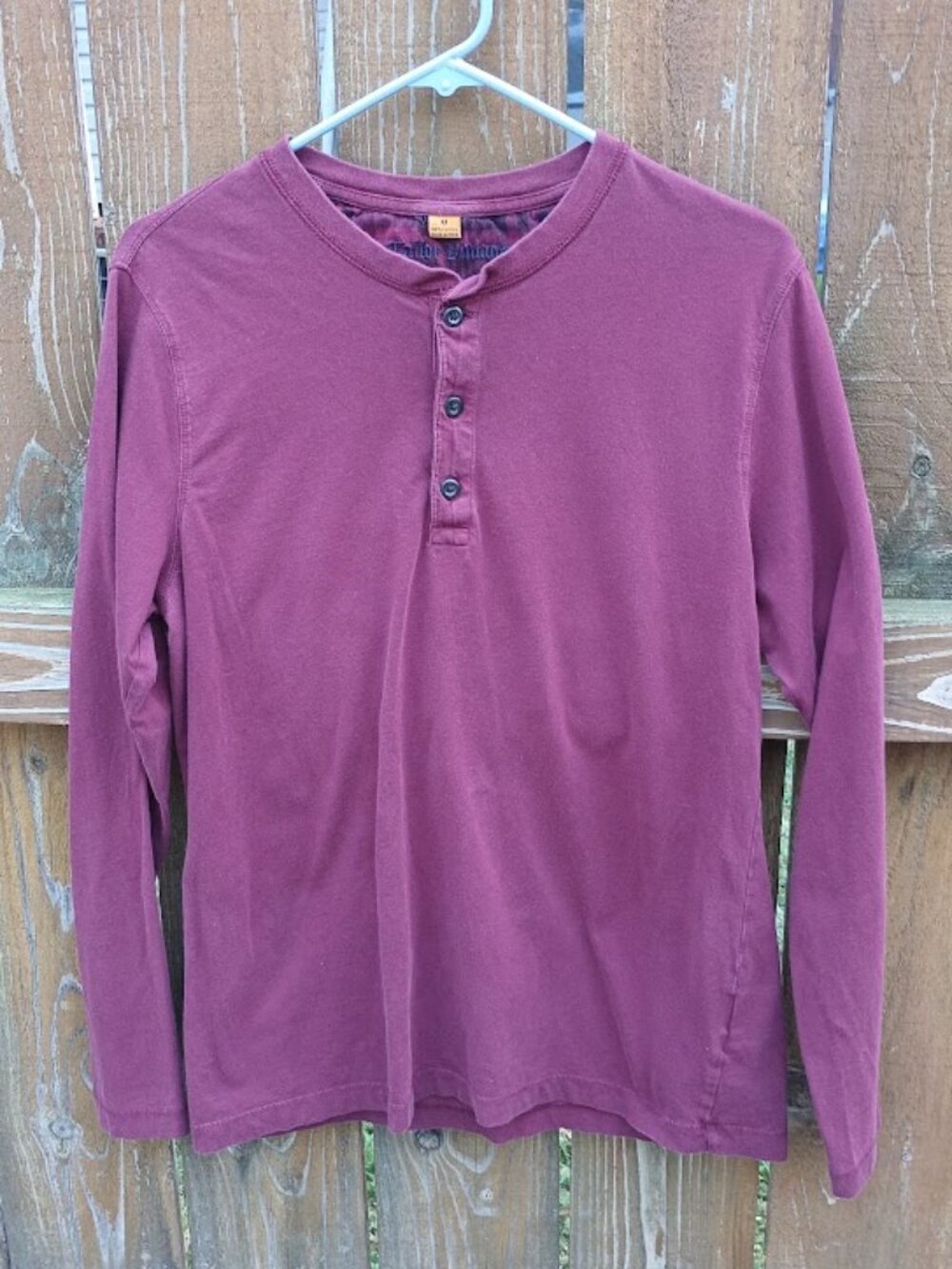 Men's Tailor VIntage Henley Top Sz. M